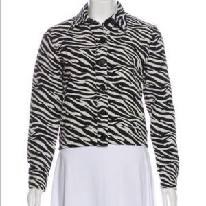 Reformation Zebra Jacket